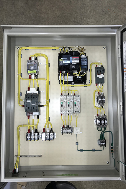 携帯電話基地局用分電盤